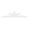 Ekena Millwork Richland Architectural Grade PVC Gable Bracket, 96"W x 20"H x 2"D x 6"F, 5/12 Pitch GBP096X20X0206RIC00 - alternate 4
